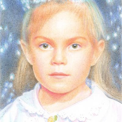 Портрет с фотографии — картина в духе импрессионизма